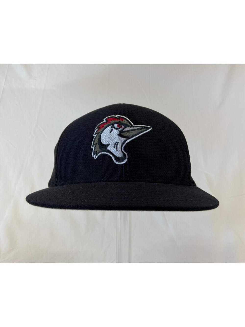 Fayetteville Woodpeckers Baseball Cap Fitted Hat Kasey Ford 55 FlexFit S/M OSFA